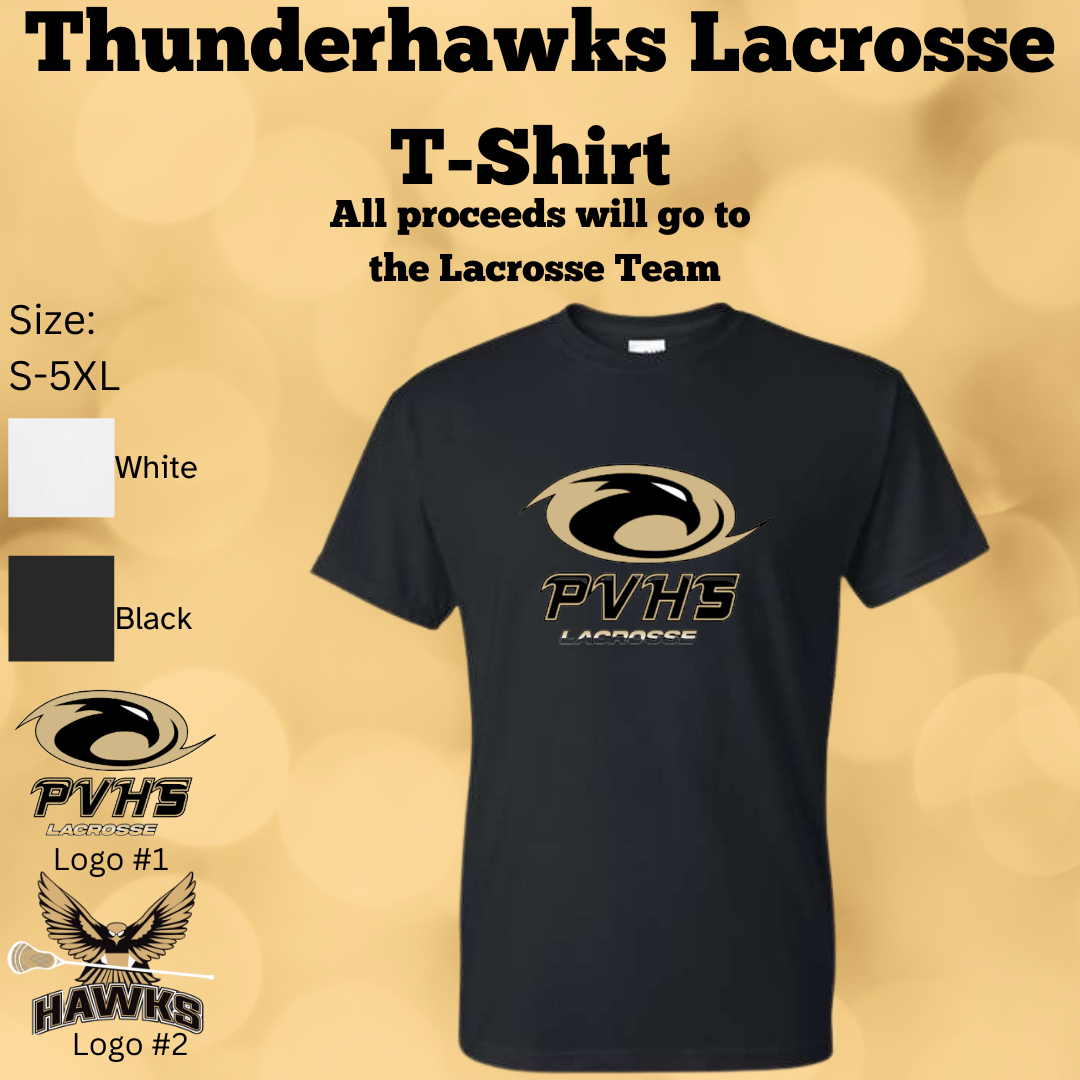PVHS Thunderhawk Lacrosse T-Shirt *FUNDRAISER*