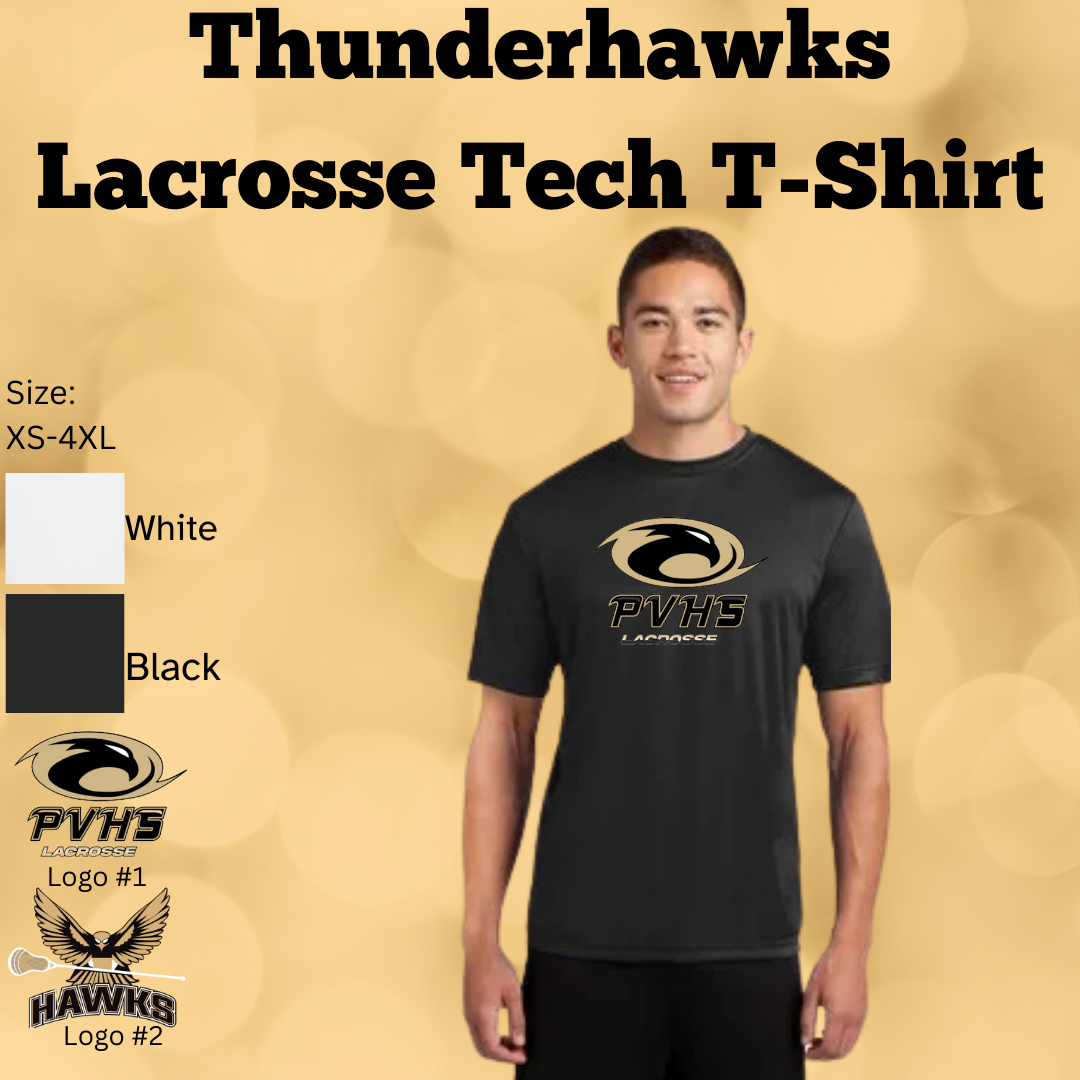 PVHS Thunderhawk Lacrosse Sport Tech T-Shirt