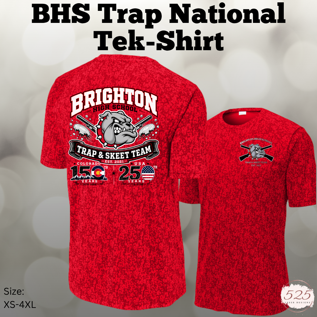 Brighton Trap Team National Camo Shirt Sport Tek T-Shirt