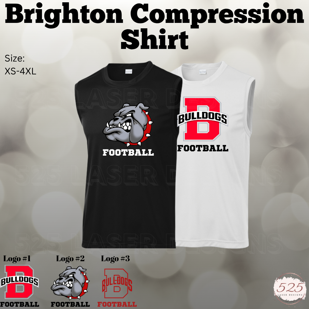 Brighton Bulldogs Sport Tek Compression Sleeveless