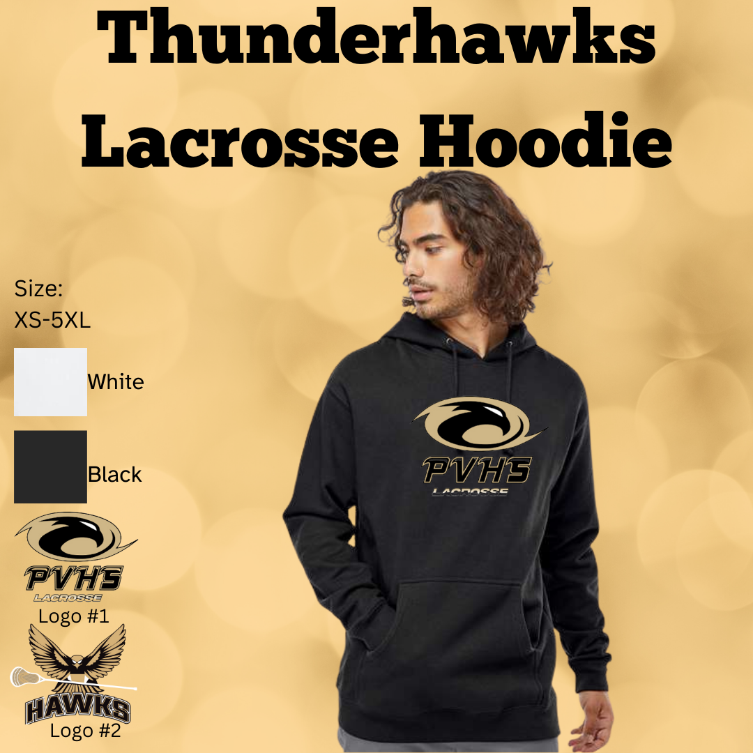 PVHS Thunderhawk Lacrosse Fleece Hoodie