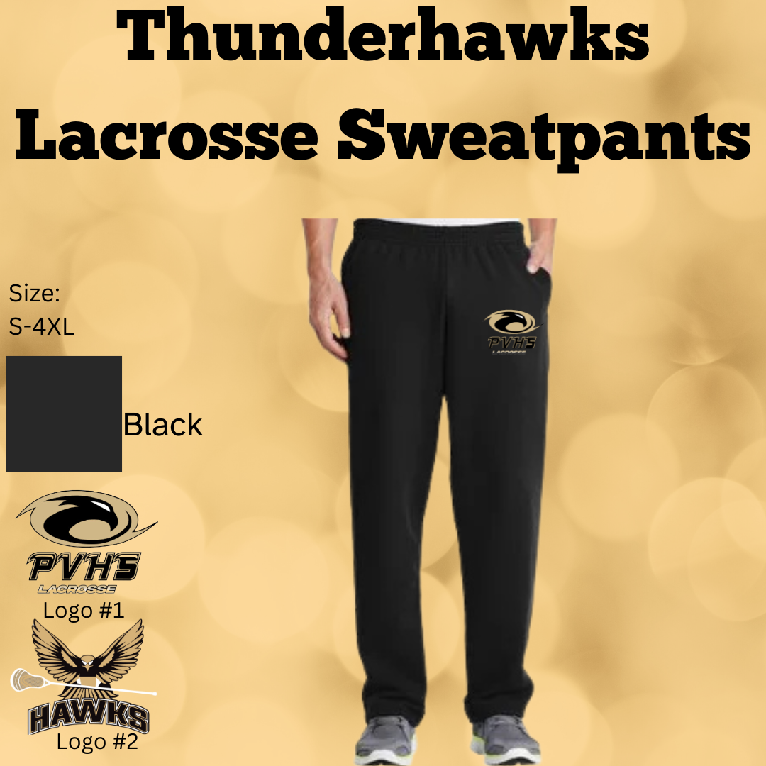 PVHS Thunderhawk Lacrosse Sweat Pants