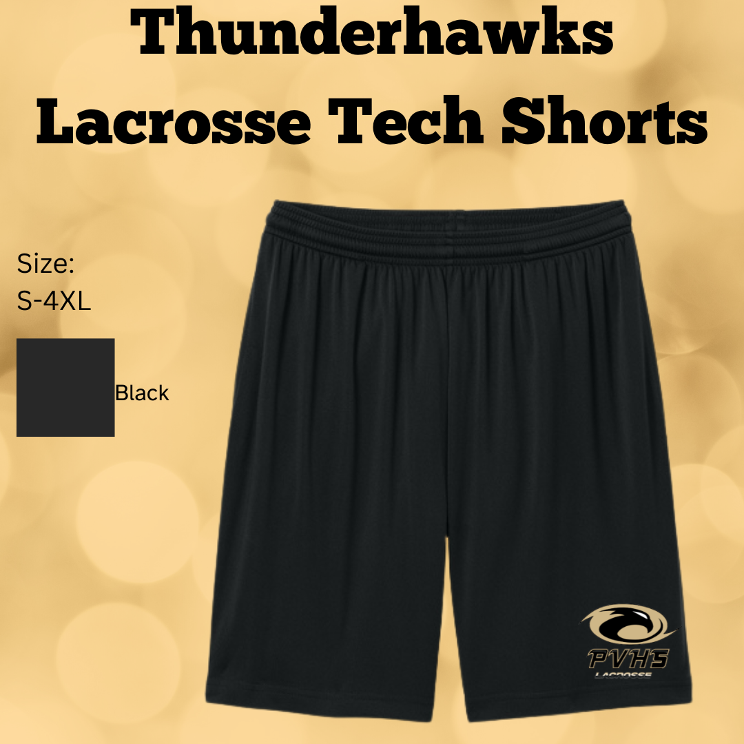 PVHS Thunderhawk Lacrosse Sport Shorts