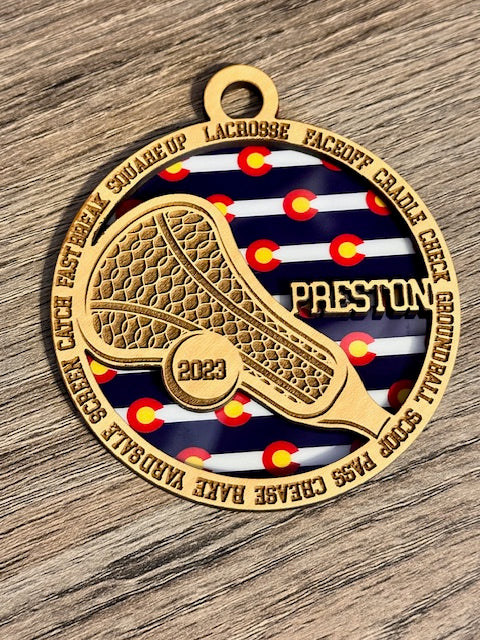Ornament - Personalized Colorado Lacrosse