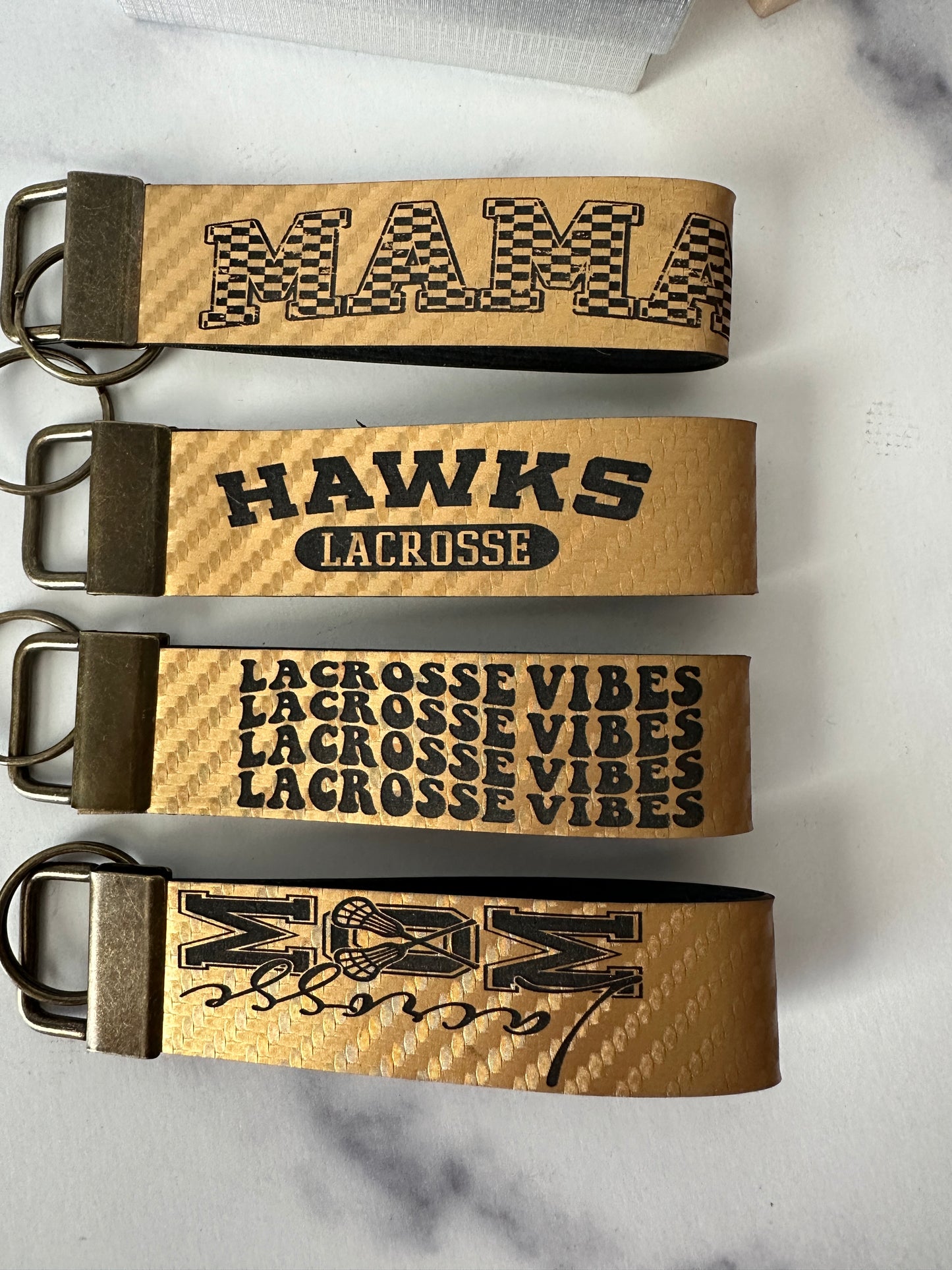 Lacrosse Keychain