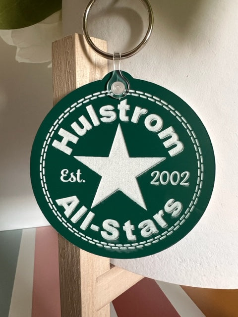 Hulstrom Custom Keychains/Name Tag