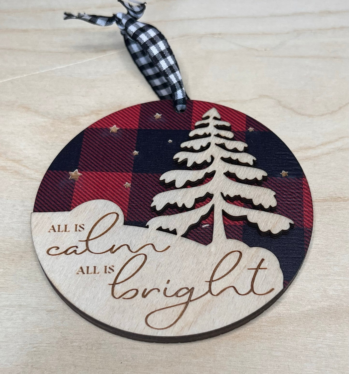 All is Calm All is Bright Ornament