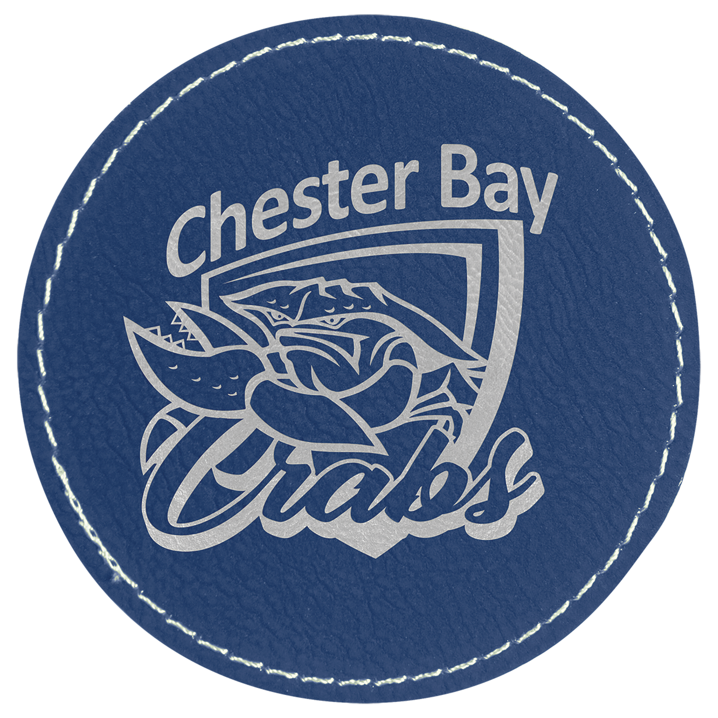 Leatherette Personalized - Round Patches w/adhesive