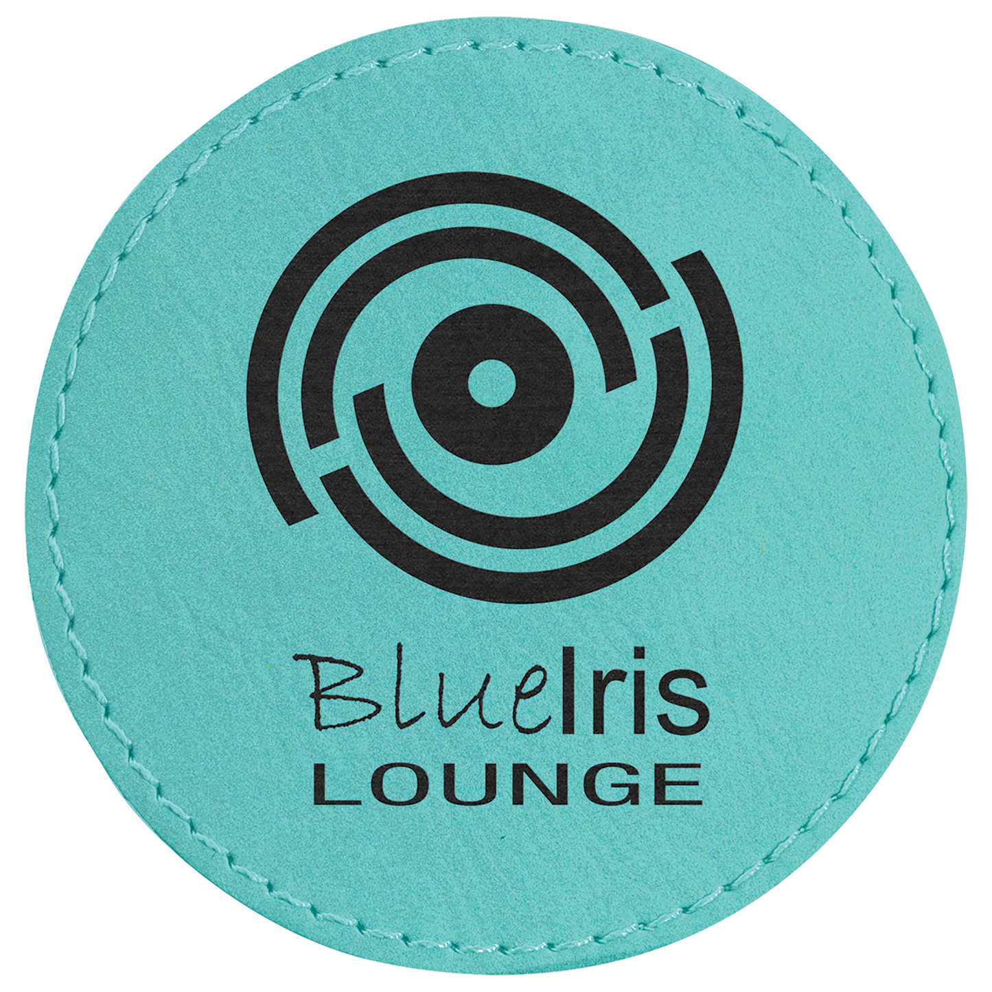 Leatherette Personalized - Round Patches w/adhesive