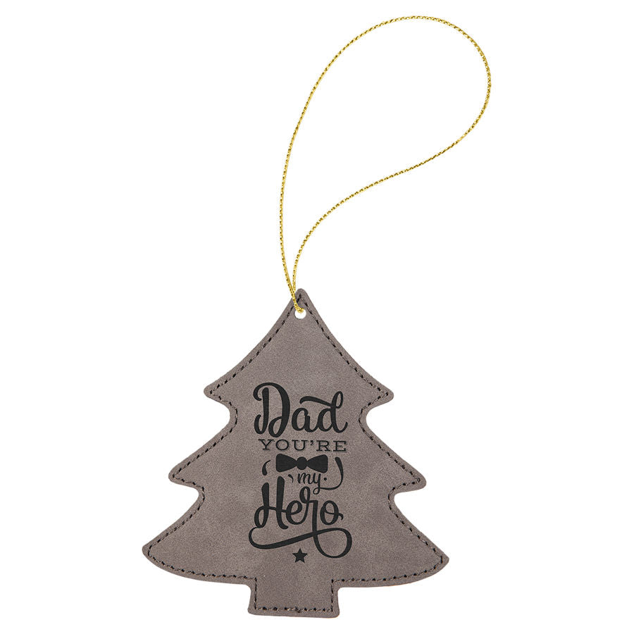 Leatherette Ornament/Tree - Personalized
