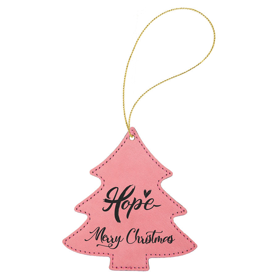 Leatherette Ornament/Tree - Personalized