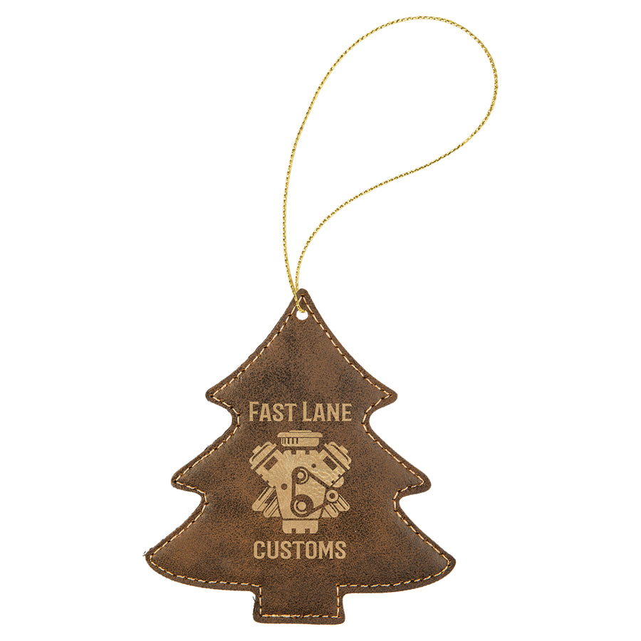 Leatherette Ornament/Tree - Personalized