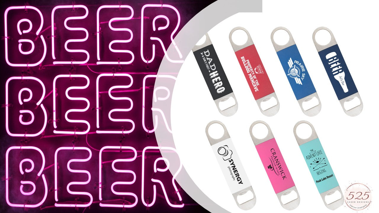 Bottle Opener with Silicone Grip - Personalized