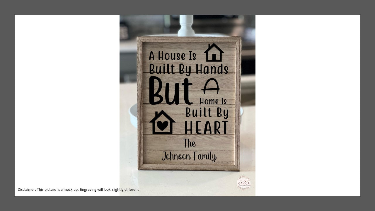 Custom Wooden Wall Sign