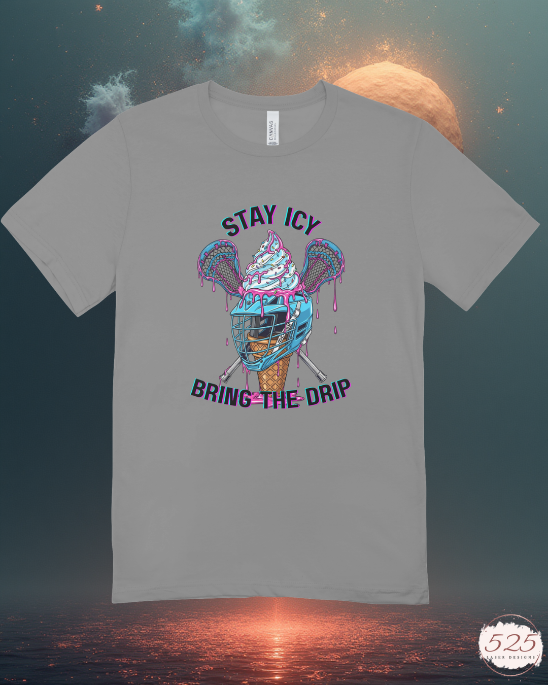 Summer Drip Lacrosse T-Shirt