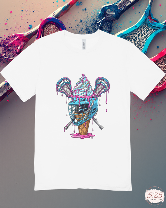 Summer Drip Lacrosse T-Shirt (Image Only)