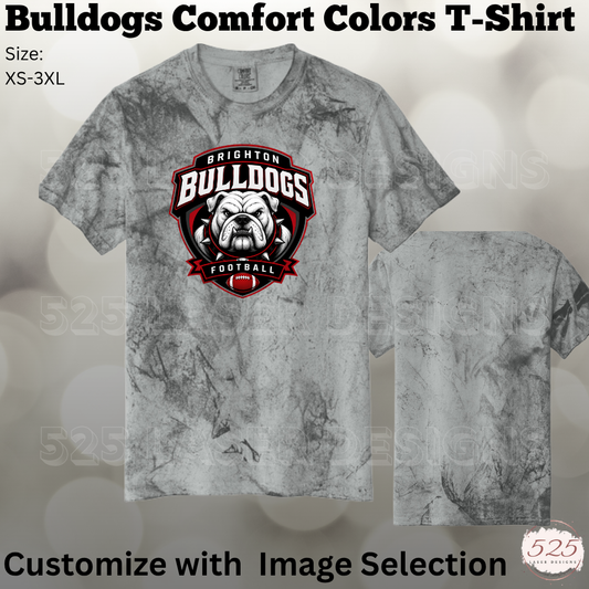Brighton Bulldogs Football Comfort Color T-Shirt