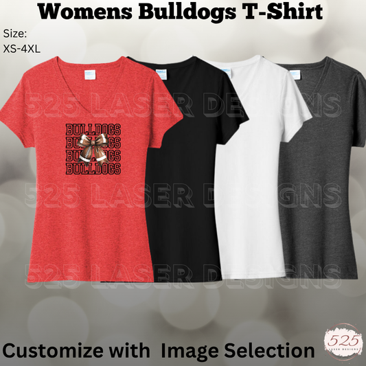 Brighton Bulldogs Football Womens Tri-Blend T-Shirt
