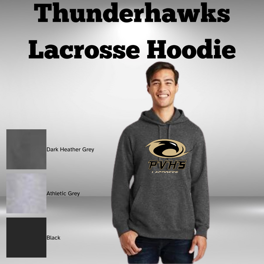 PVHS Thunderhawk Lacrosse Fleece Hoodie