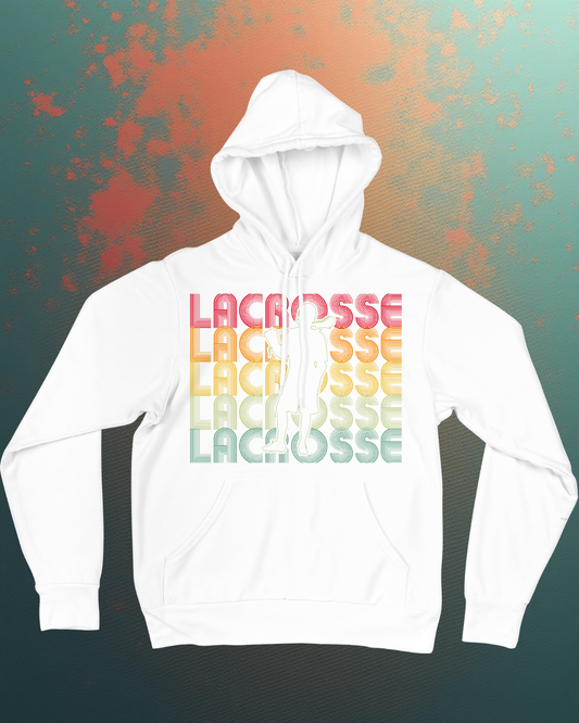 Lacrosse Fleece Hoodie-Retro