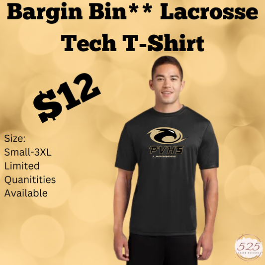 **Bargin Bin Clearance** PVHS Thunderhawk Lacrosse Sport Tech T-Shirt