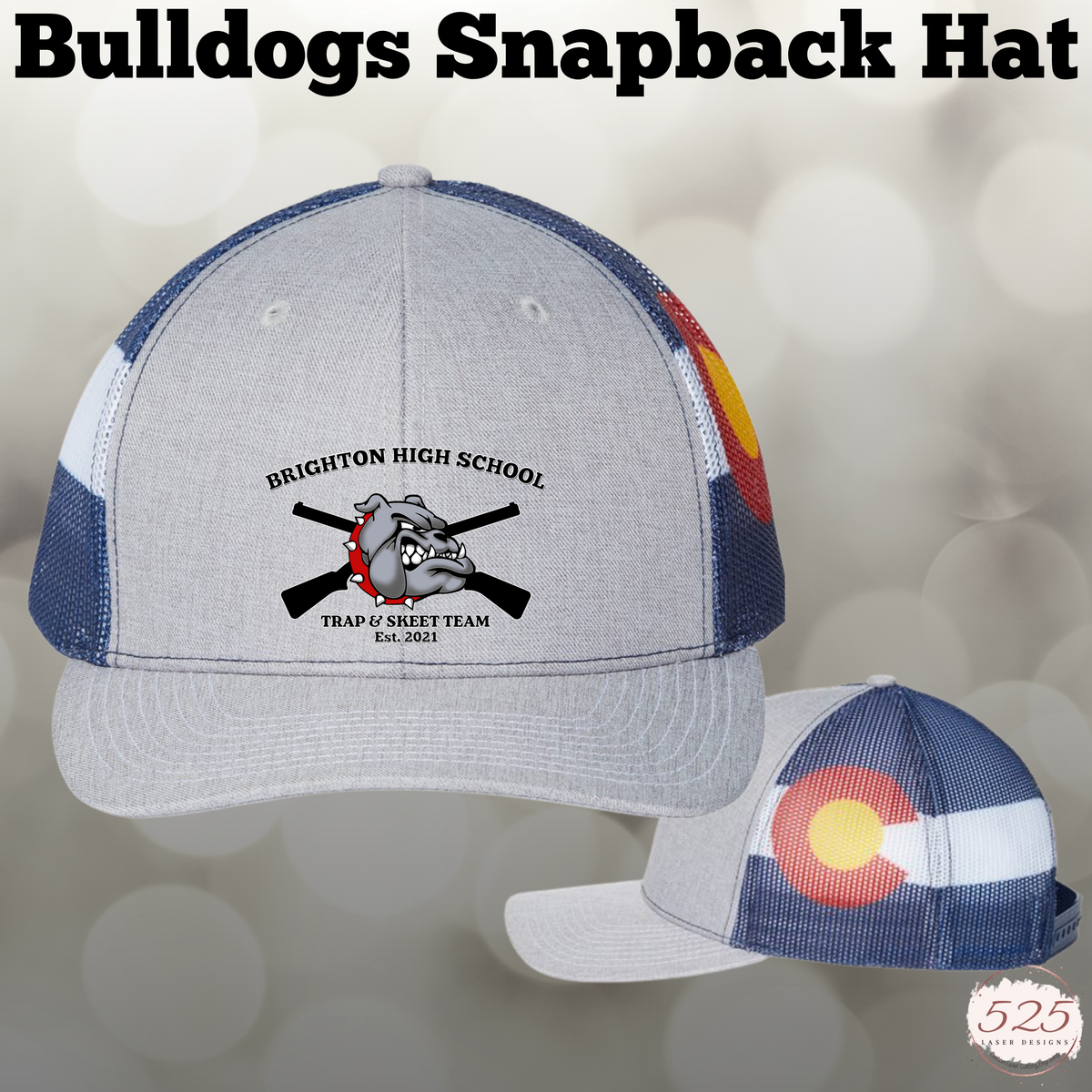 Brighton Bulldogs Snapback w/DTF print Hat