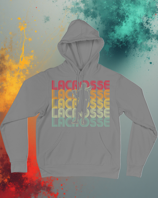 Lacrosse Fleece Hoodie-Retro