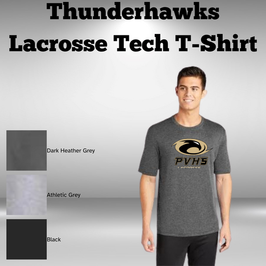 PVHS Thunderhawk Lacrosse Sport Tech T-Shirt