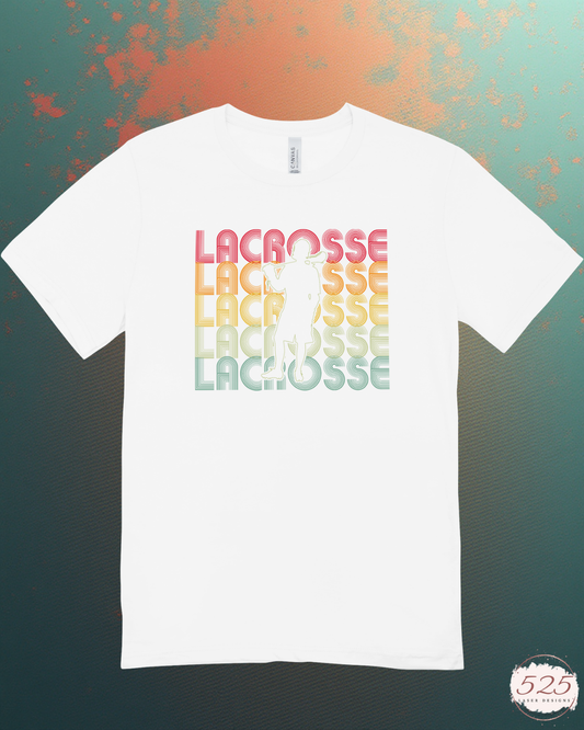 Retro Lacrosse T-Shirt