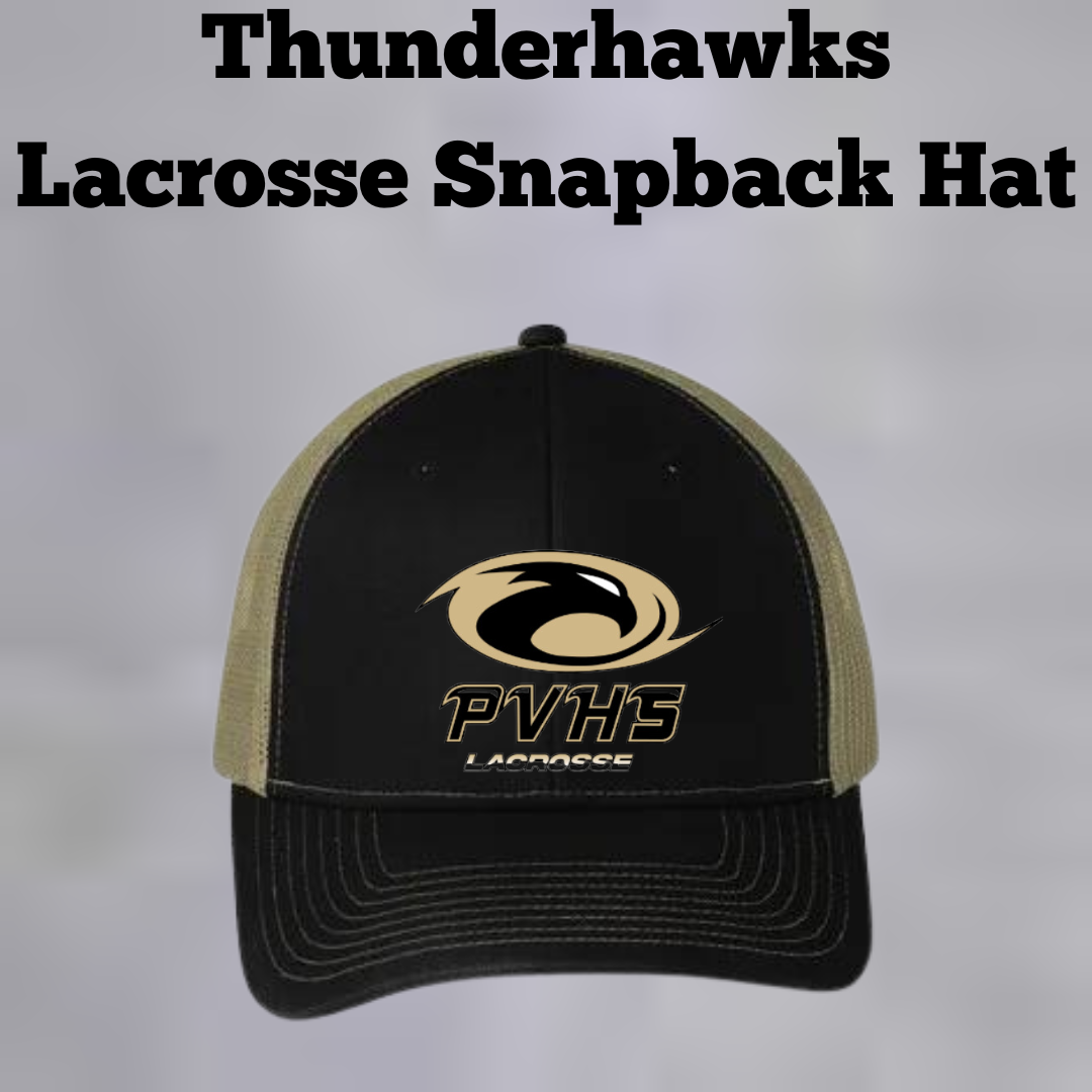 PVHS Thunderhawk Lacrosse Snapback Trucker Hat