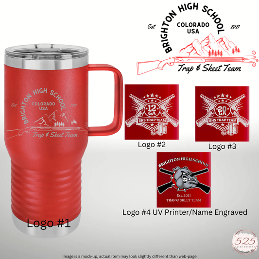 Brigthon High School Trap & Skeet Travel Coffee Mug