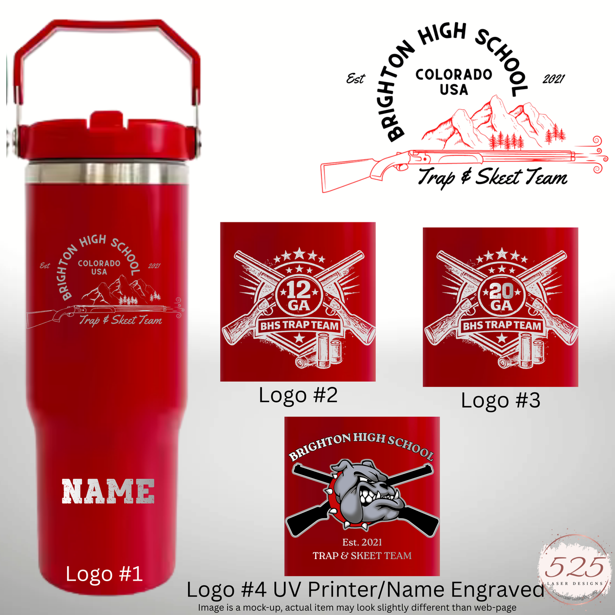 Brighton Bulldogs Trap & Skeet Water Tumbler
