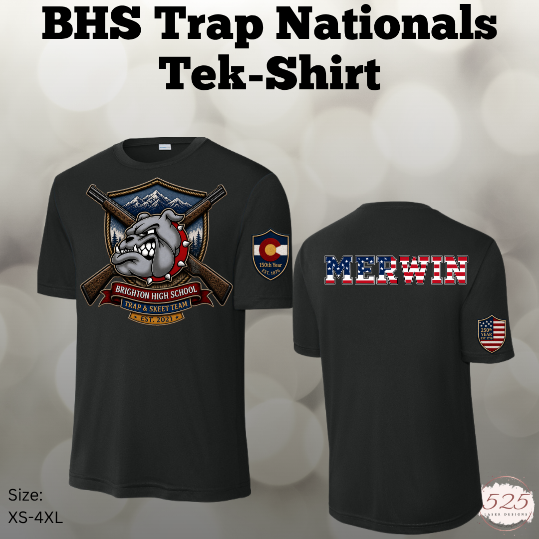 BHS Trap National Solid Sport Tek T-Shirt