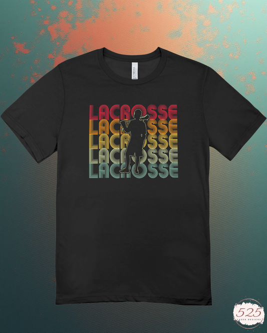 Retro Lacrosse T-Shirt