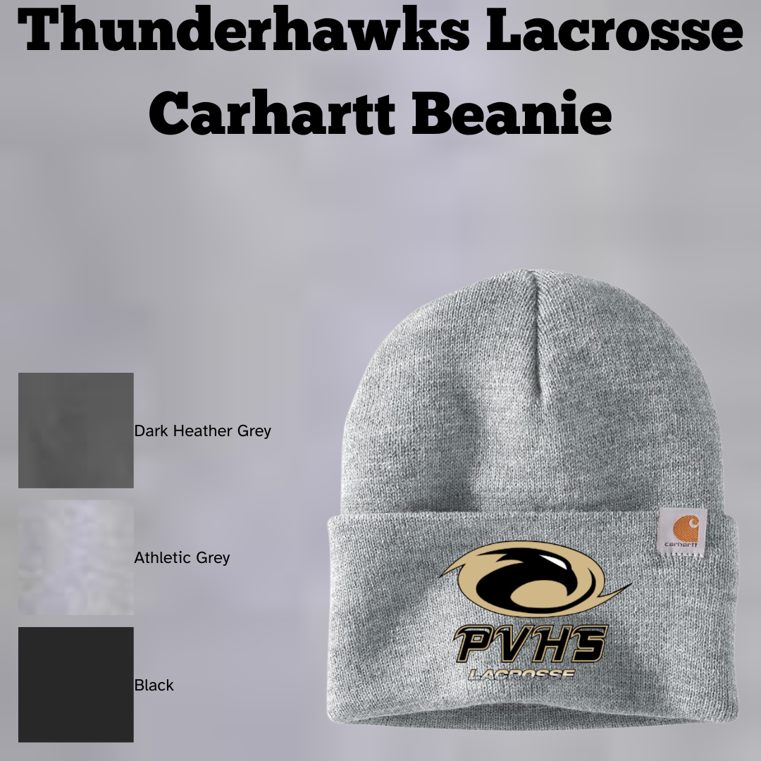 PVHS Thunderhawk Lacrosse Carhartt Beanie Hat
