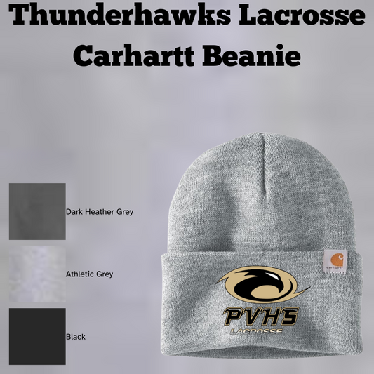 PVHS Thunderhawk Lacrosse Carhartt Beanie Hat