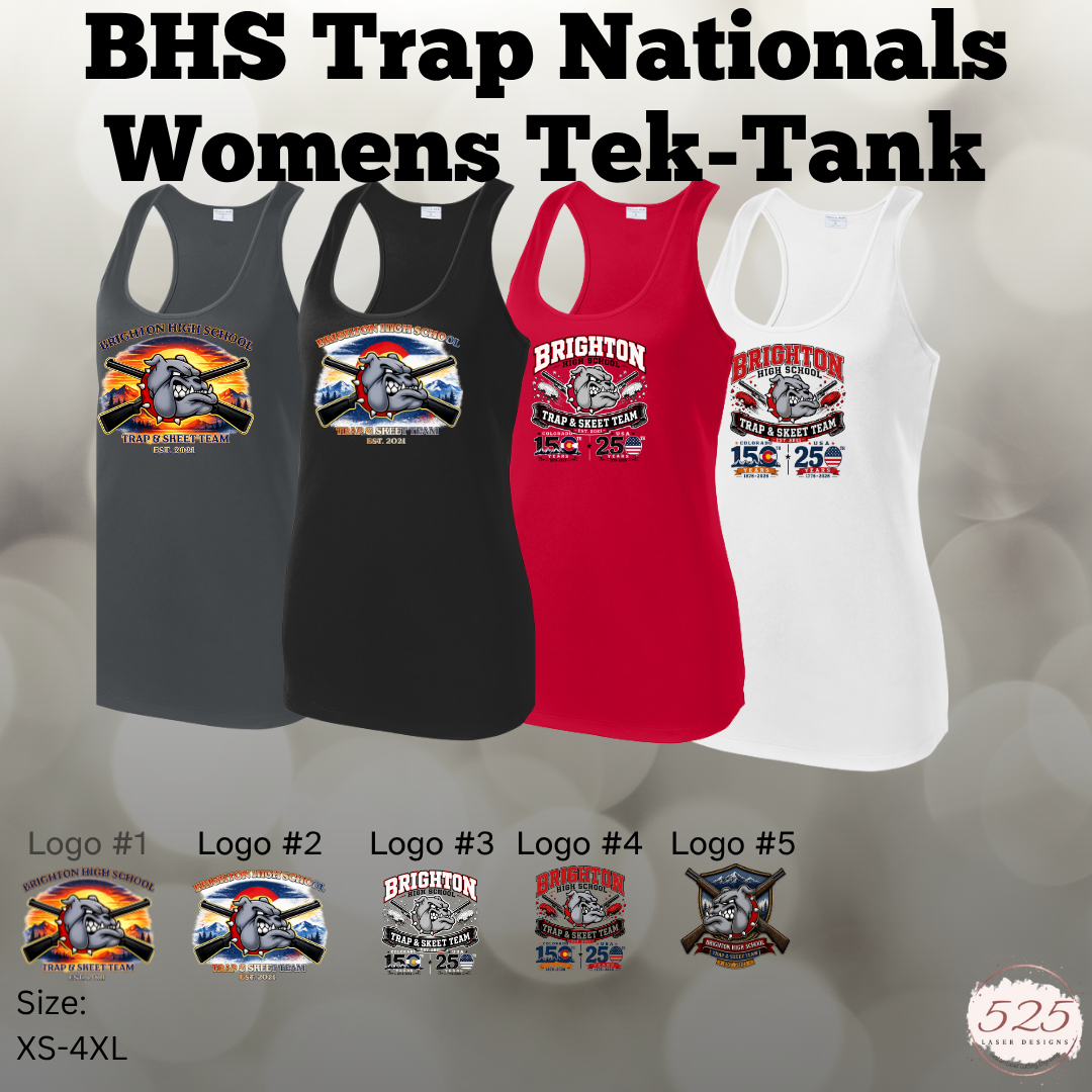 BHS Trap National Womens Solid Sport Tek Tank