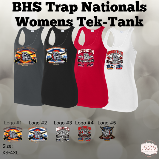 BHS Trap National Womens Solid Sport Tek Tank