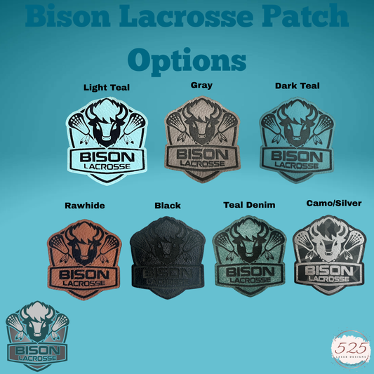 Bison Lacrosse Club Hat Patches