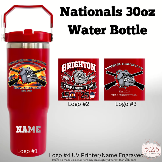 BHS Trap Nationals 30oz Water Bottle