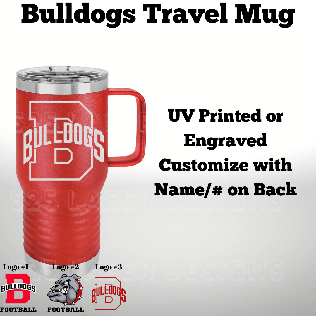 Brigthon Bulldog Travel Coffee Mug
