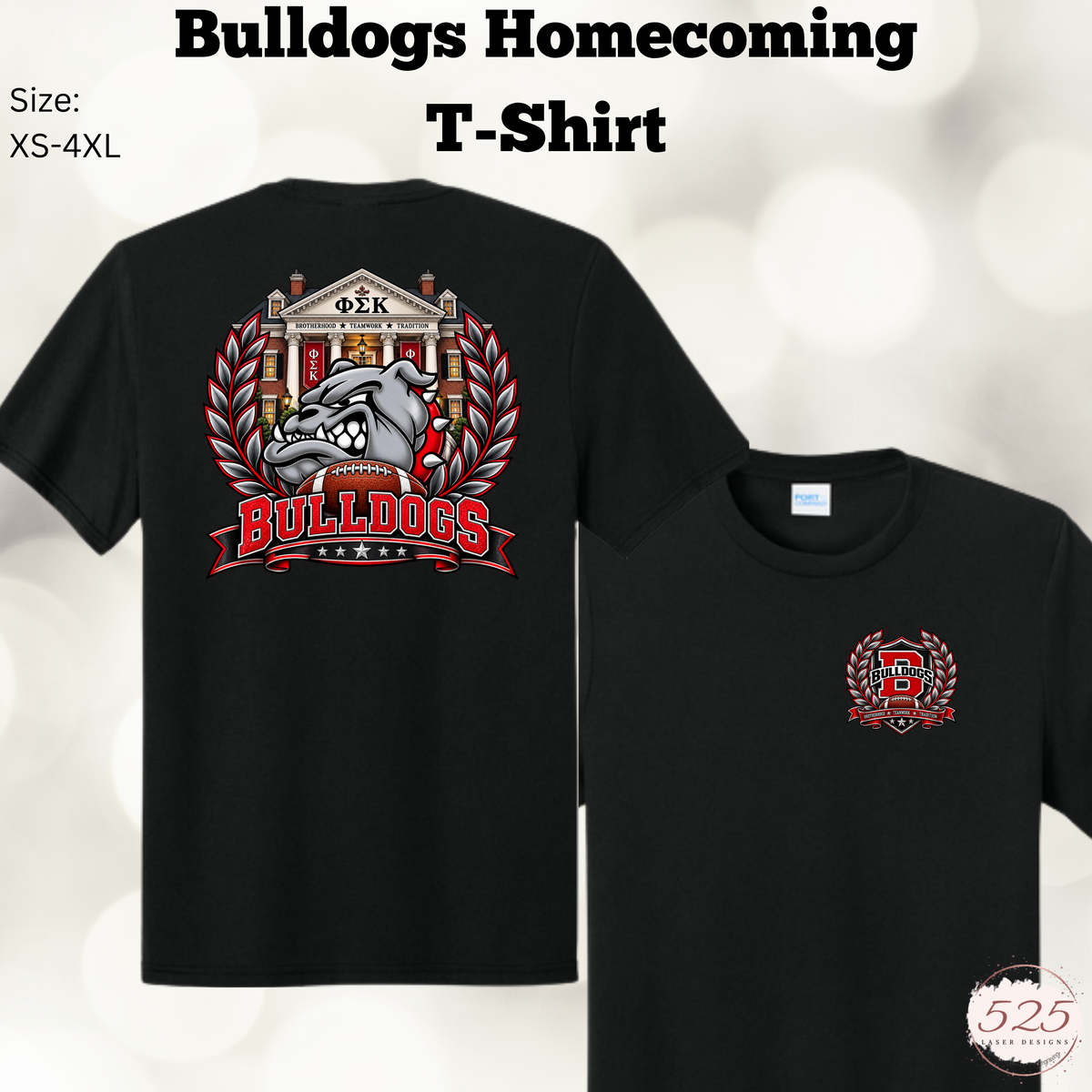 Brighton Bulldogs Football Homecoming T-Shirt
