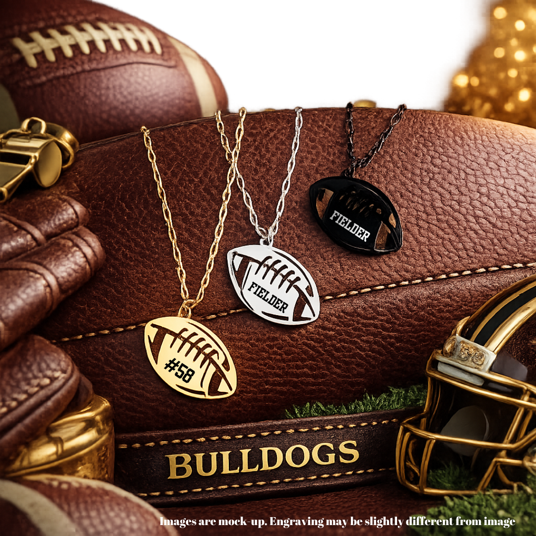 Football Helmet Necklace Stainless Steel (Copy)
