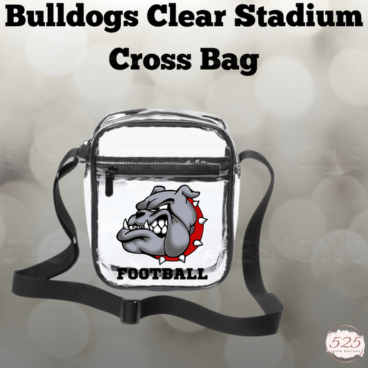 Brighton Bulldogs Clear Stadium Crossbody Bag