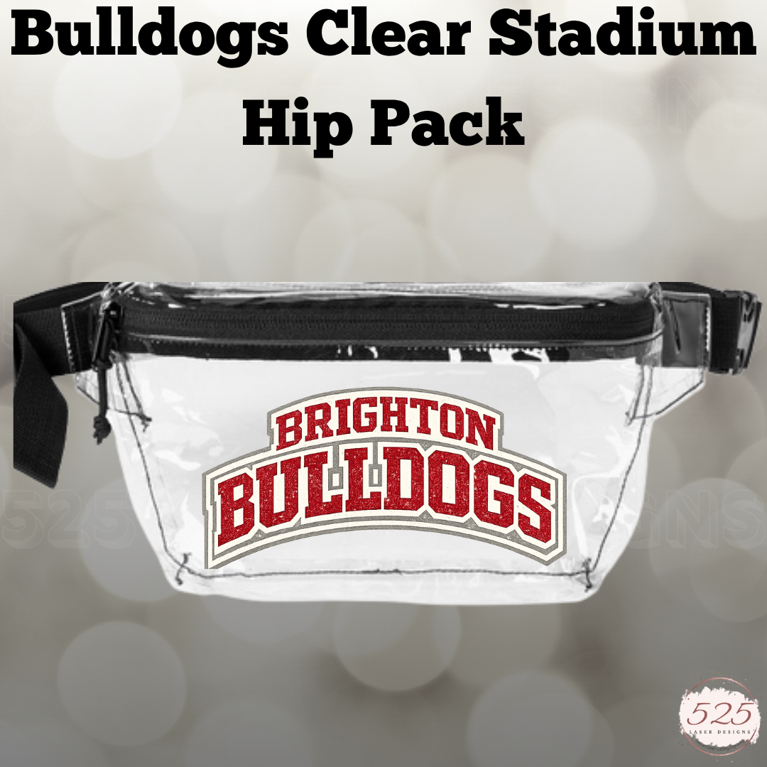 Brighton Bulldogs Clear Stadium Hip Pack