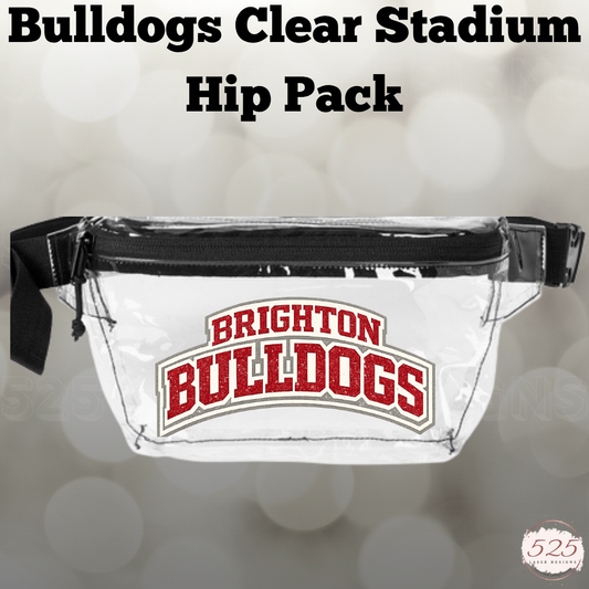 Brighton Bulldogs Clear Stadium Hip Pack