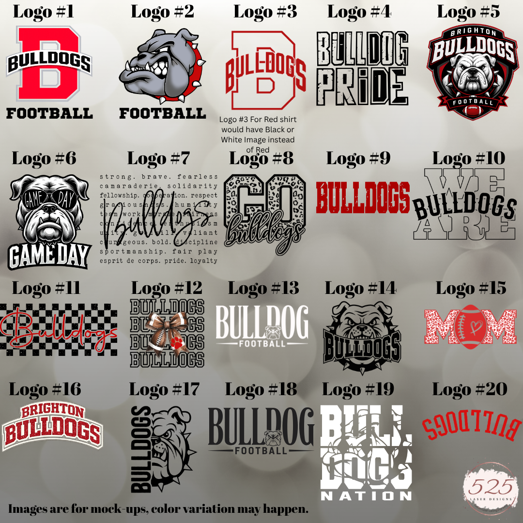 Brighton Bulldogs Snapback W/DTF Image Hats