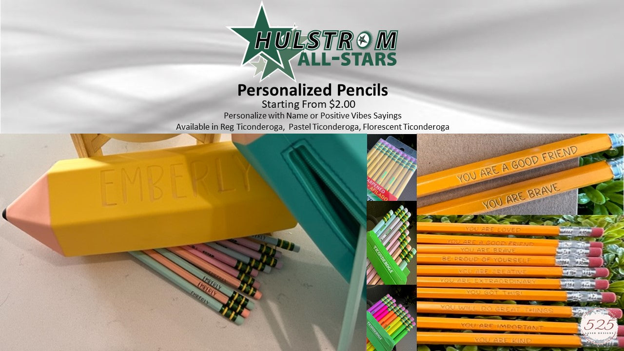 Hulstrom Pencils Personalized