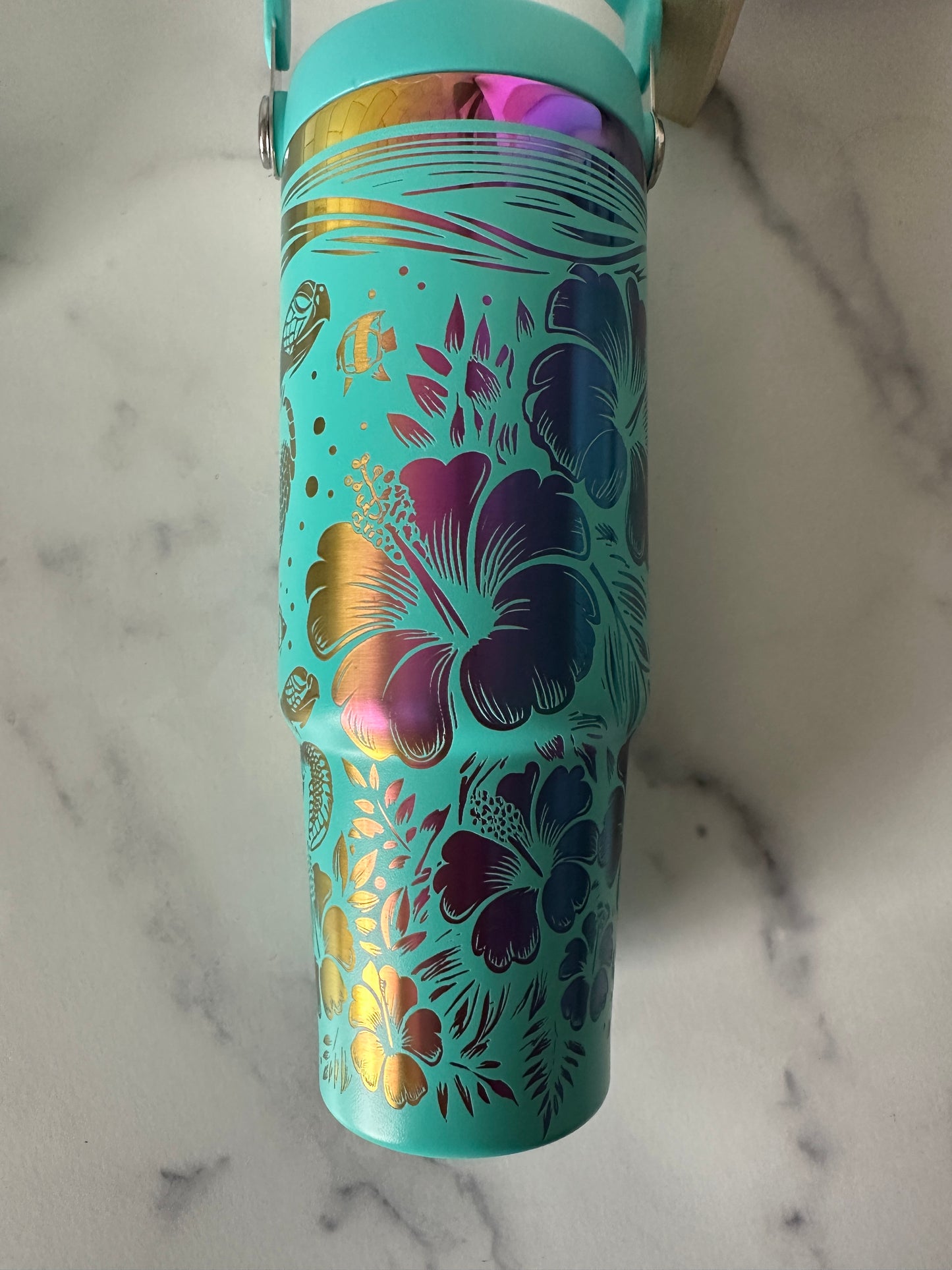 Under the Sea Rainbow Tumbler