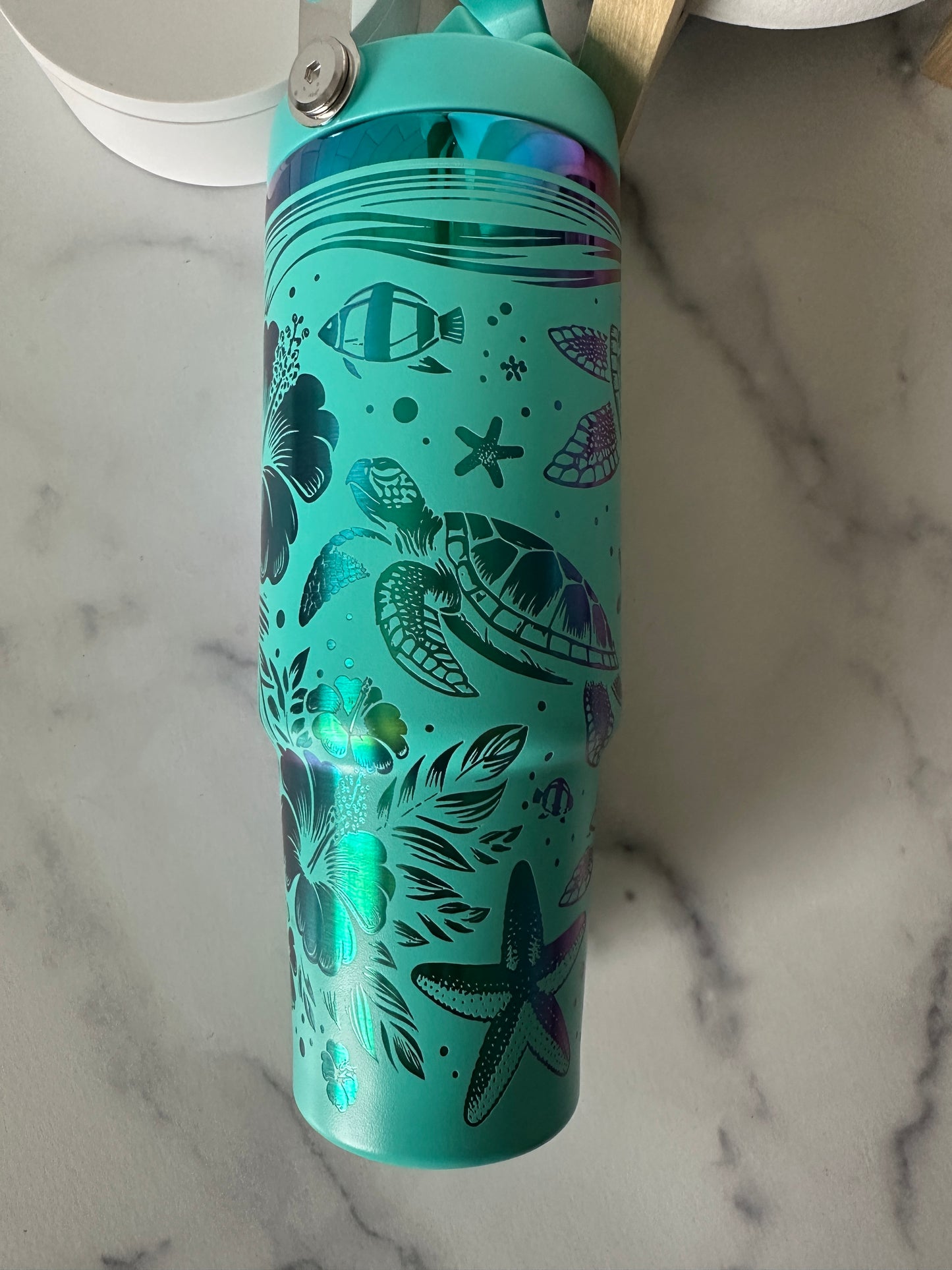 Under the Sea Rainbow Tumbler